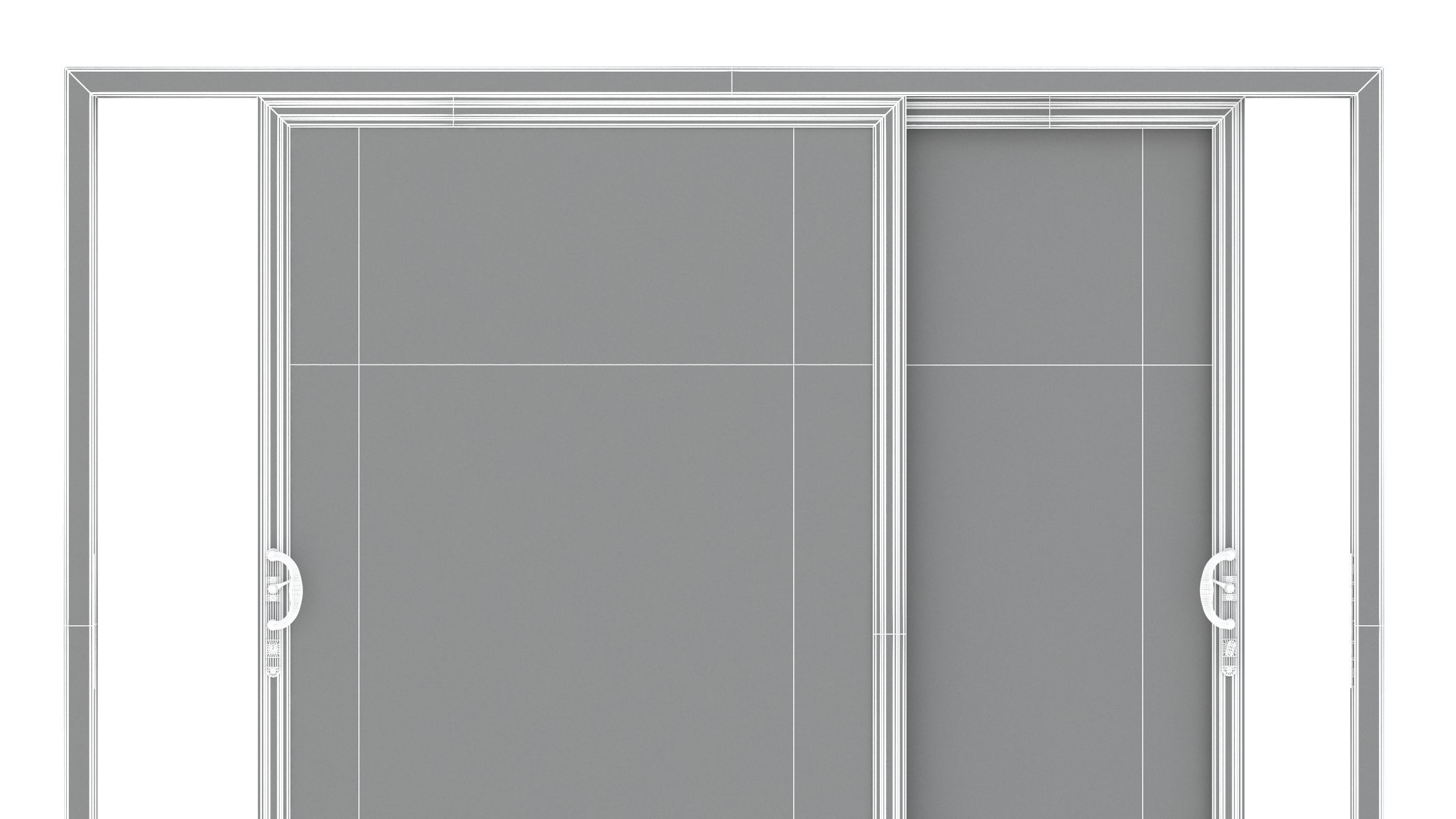 Aluminium Door 06 3D model_17