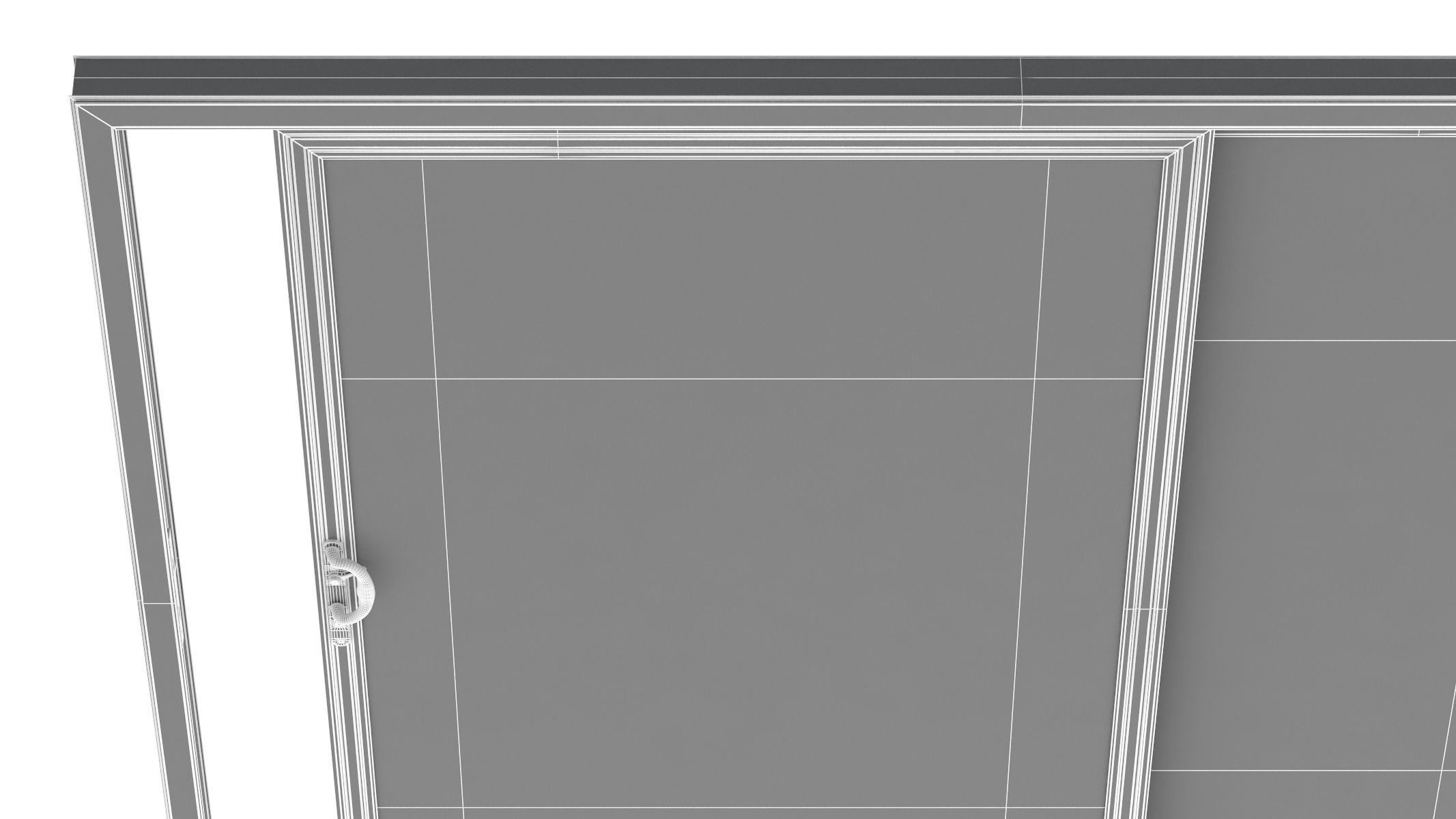 Aluminium Door 06 3D model_21