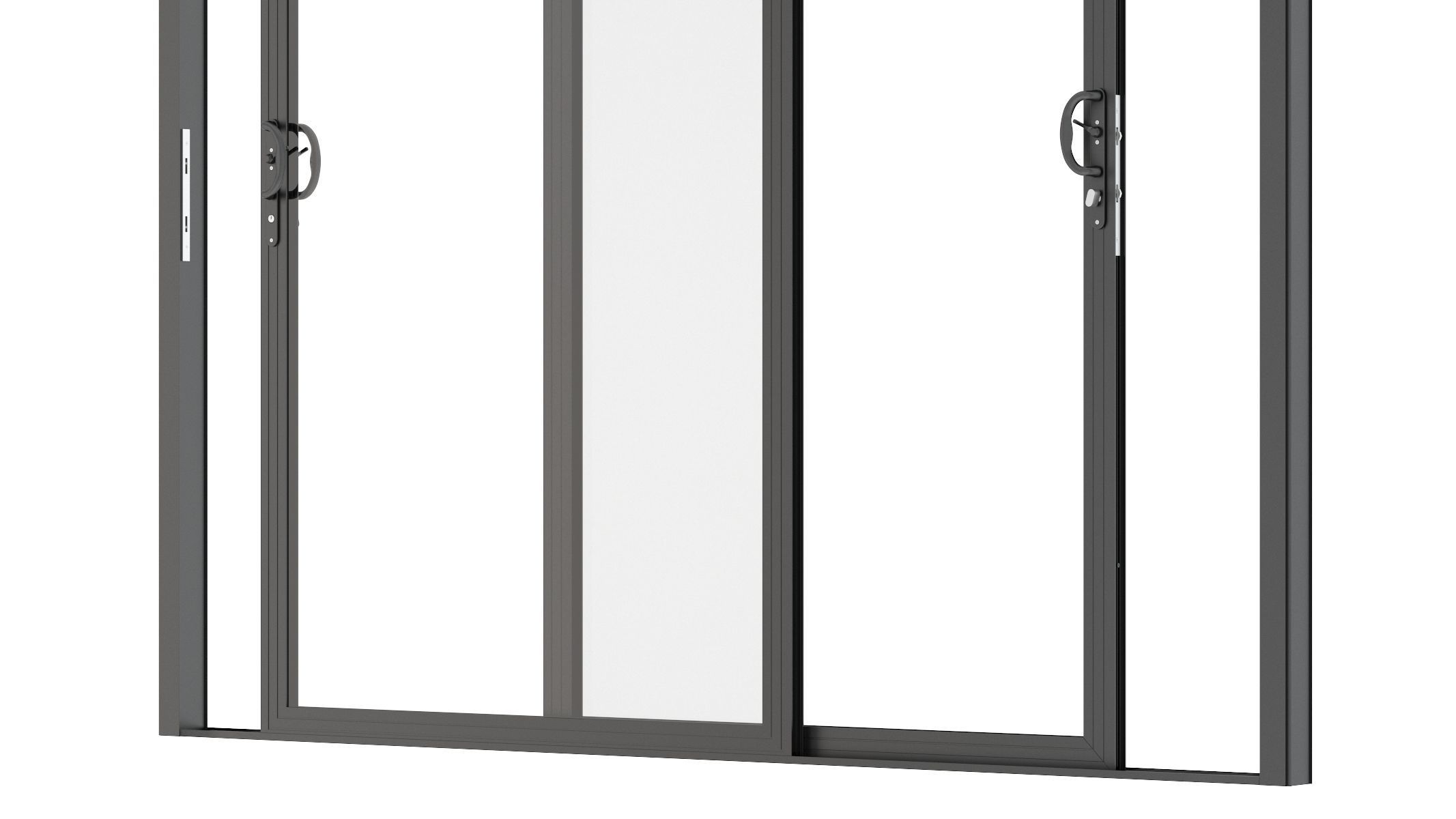 Aluminium Door 06 3D model_9