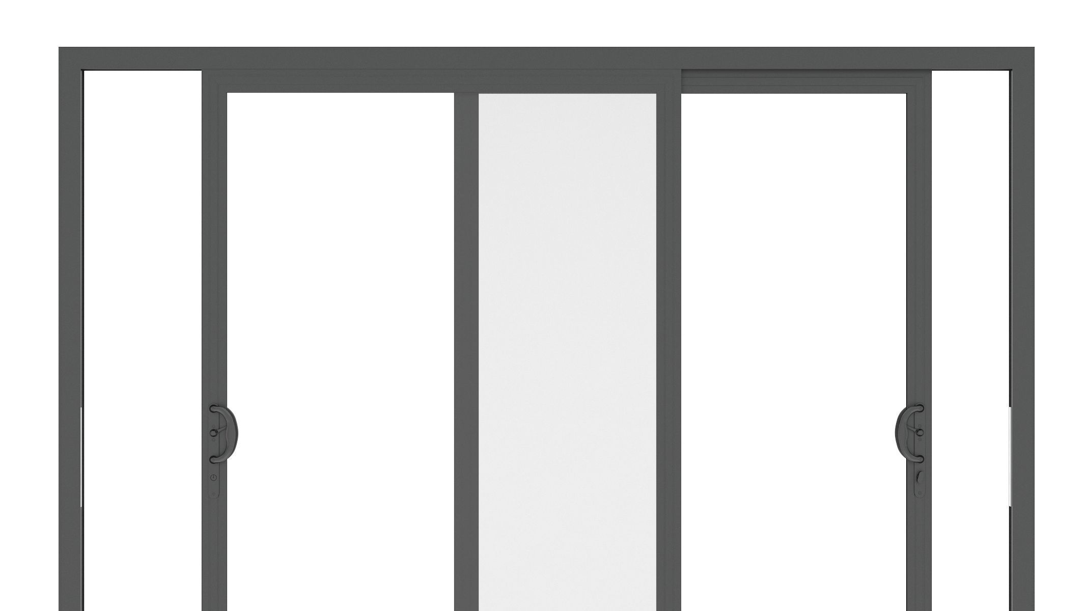 Aluminium Door 06 3D model_7