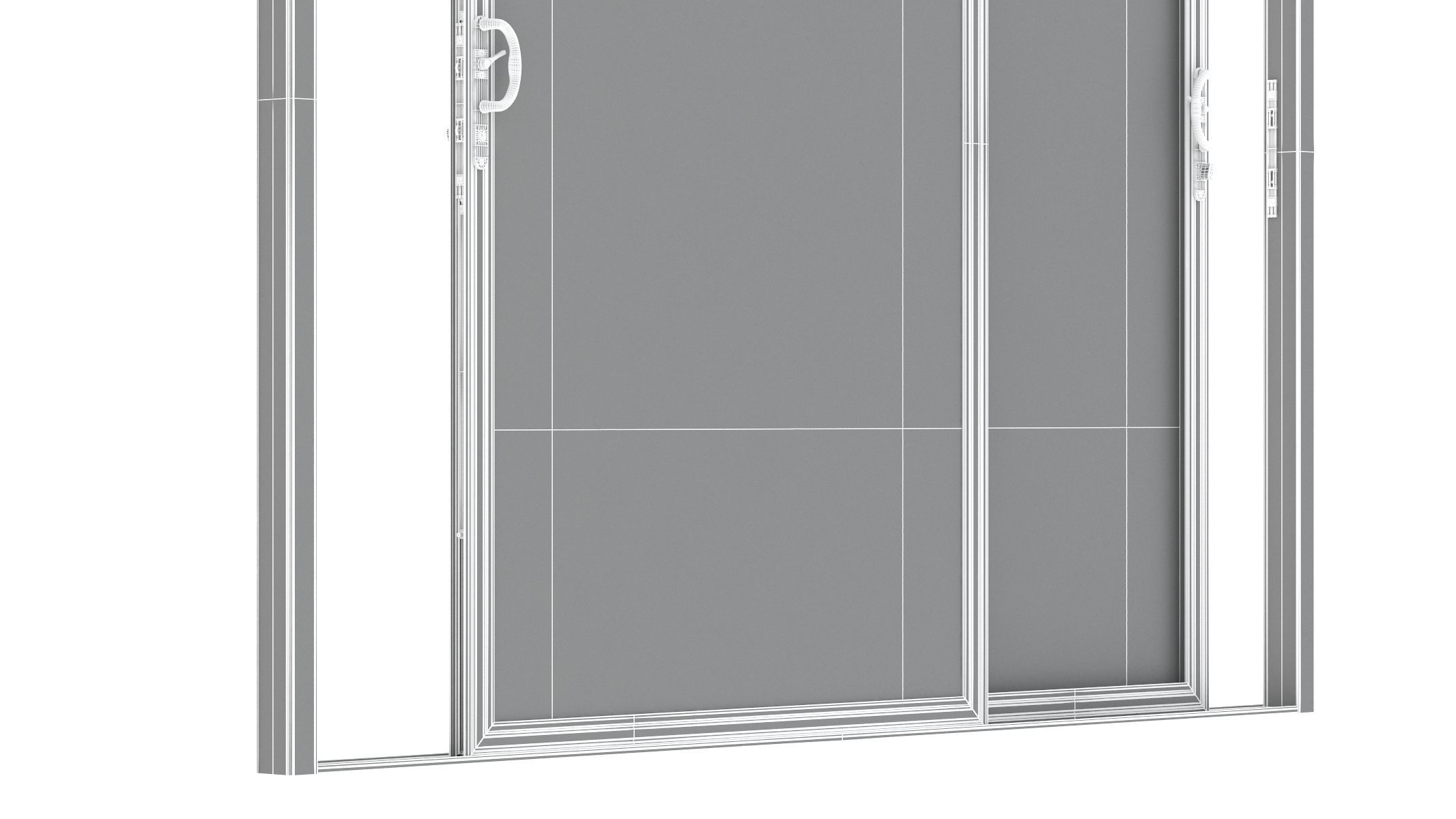Aluminium Door 06 3D model_18