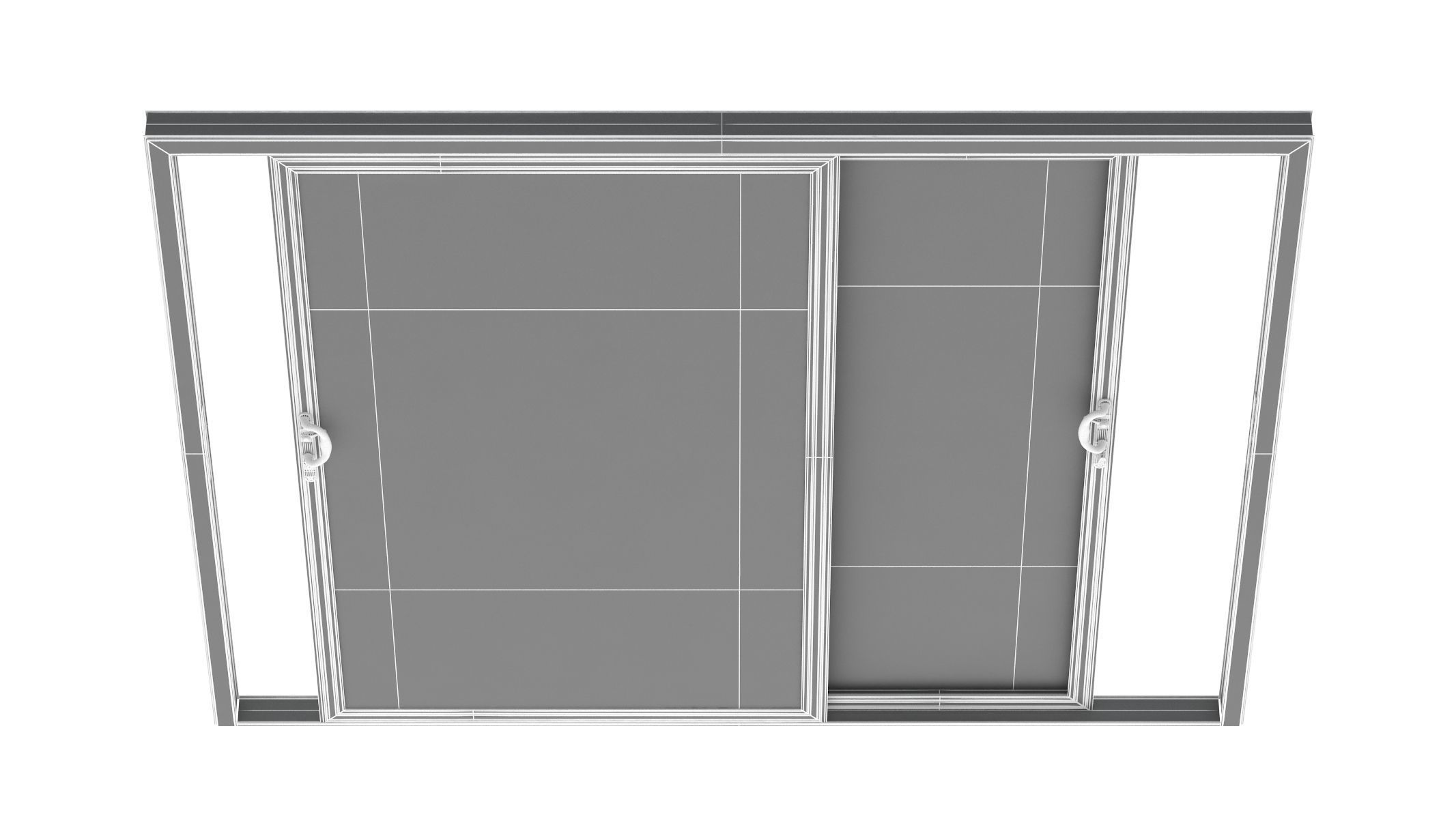 Aluminium Door 06 3D model_16
