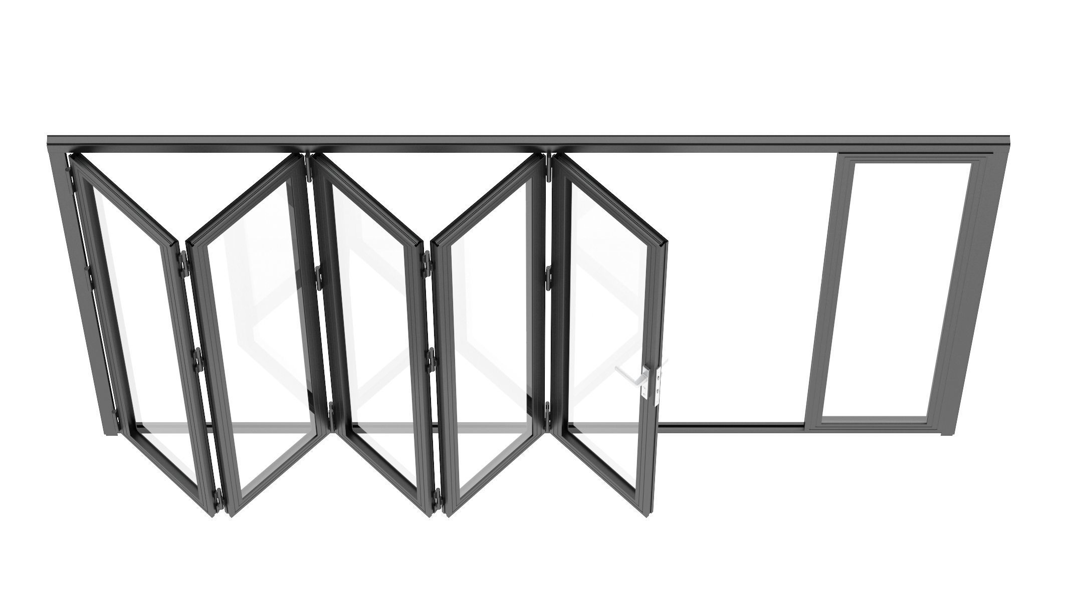  Aluminium Door 07 3D model_10