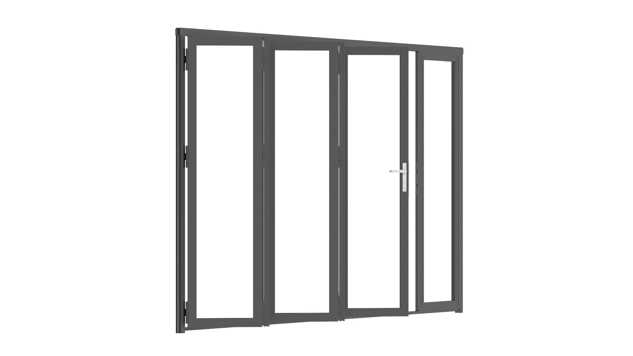  Aluminium Door 07 3D model_9