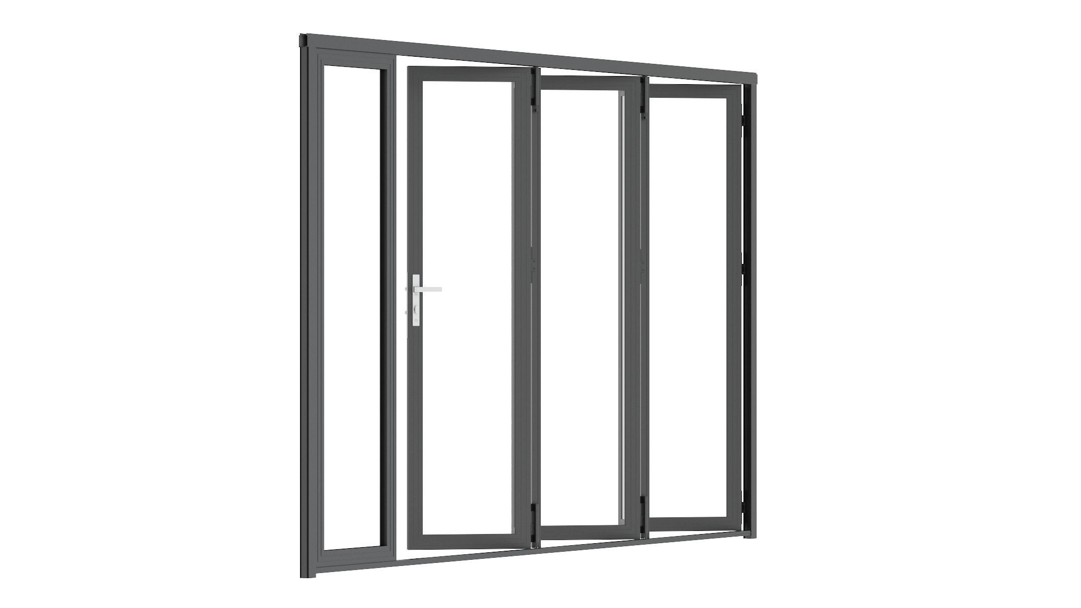  Aluminium Door 07 3D model_2
