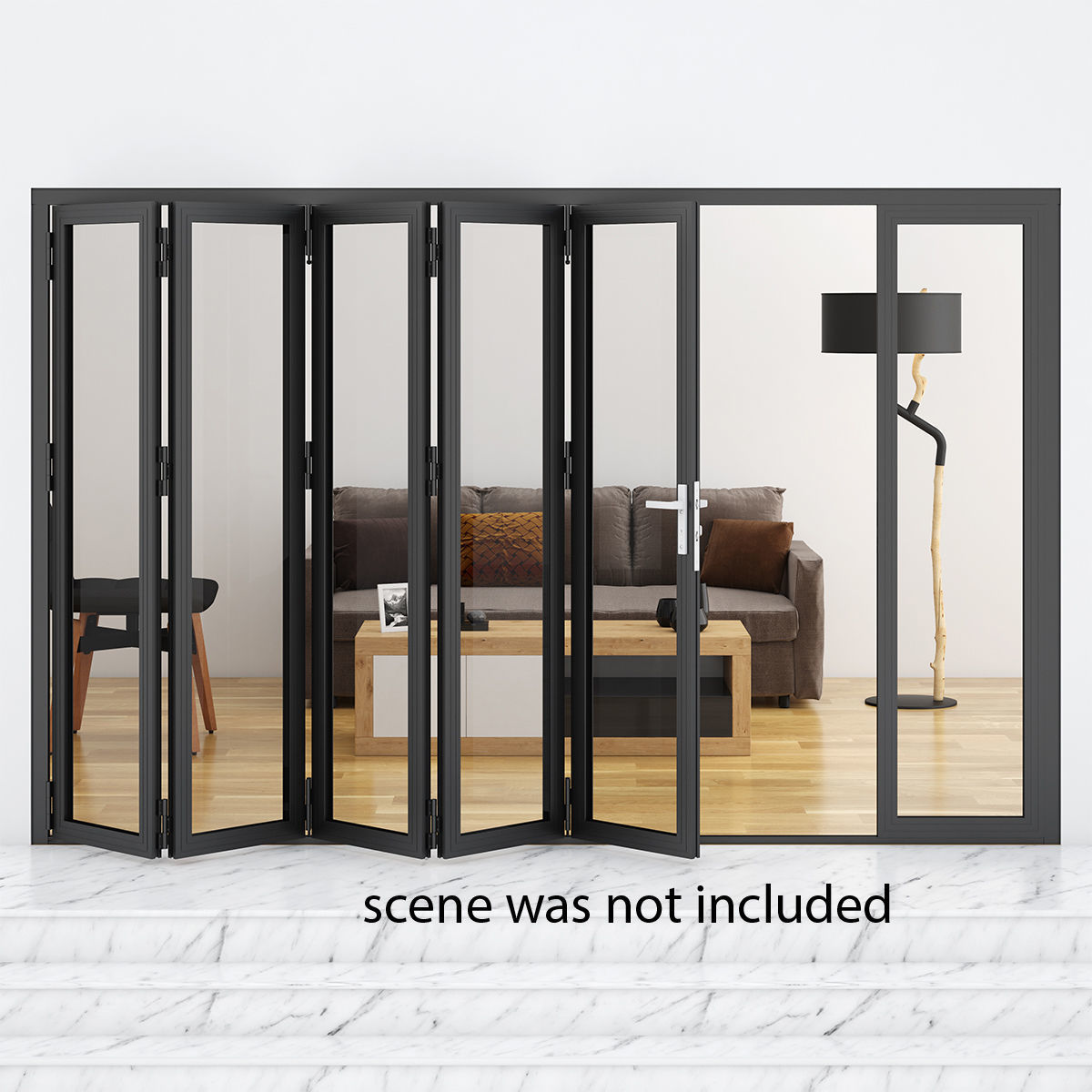  Aluminium Door 07 3D model_1