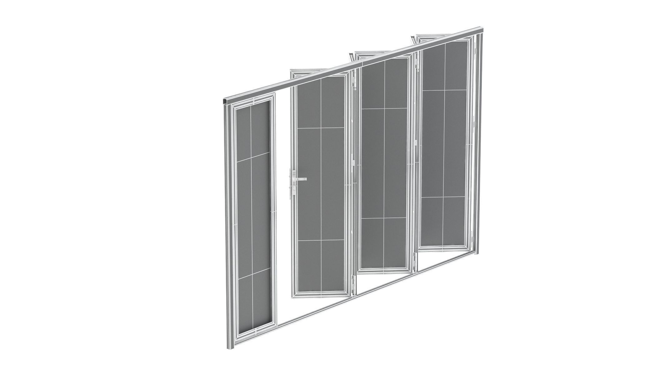  Aluminium Door 07 3D model_17