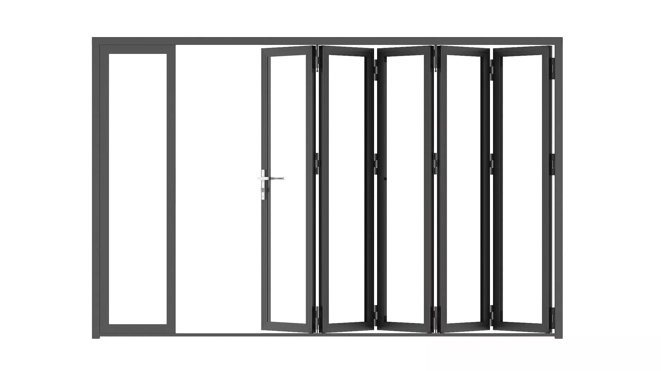  Aluminium Door 07 3D model_0