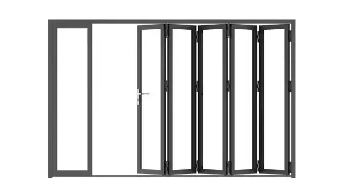  Aluminium Door 07 3D model