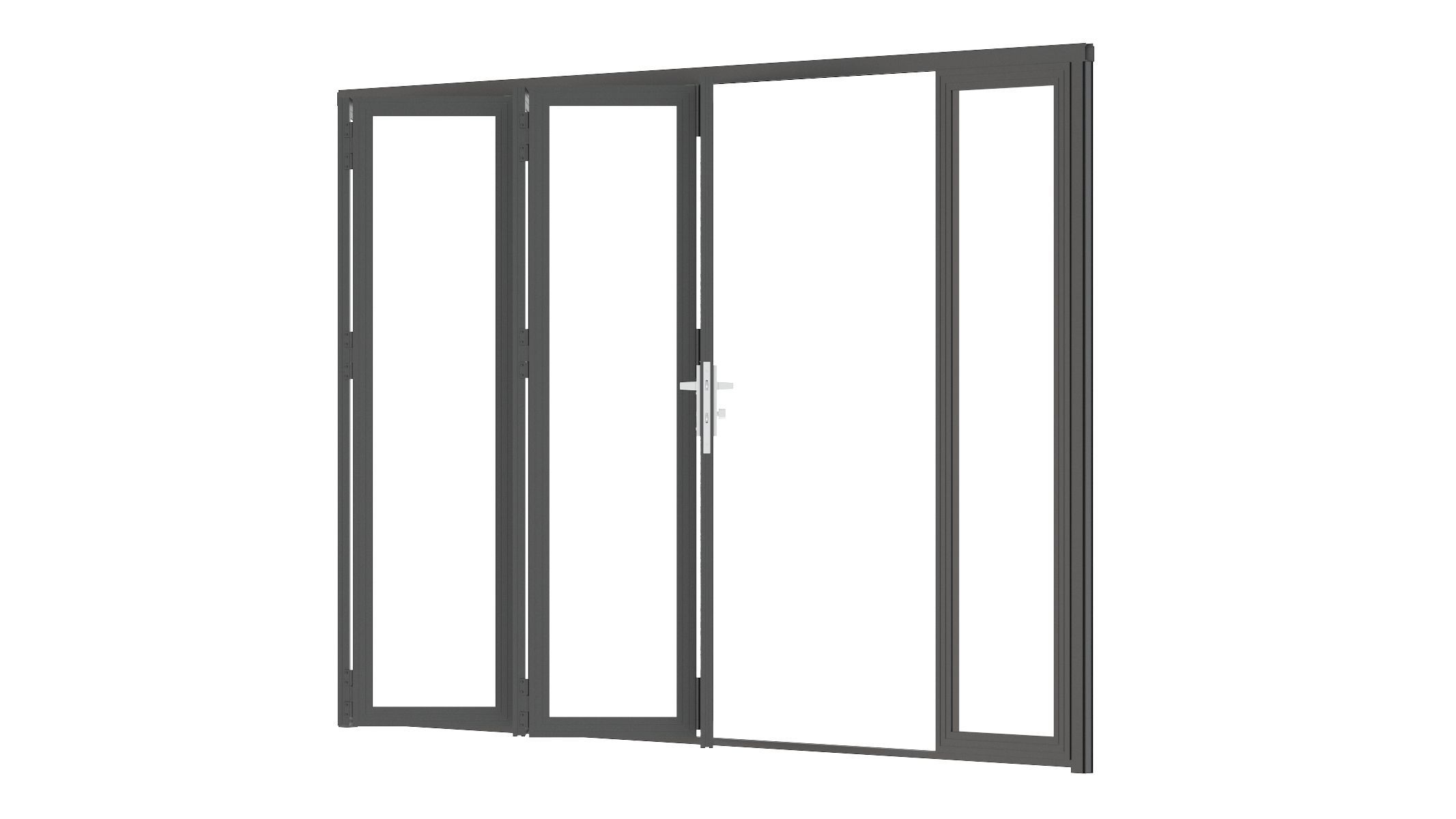  Aluminium Door 07 3D model_4