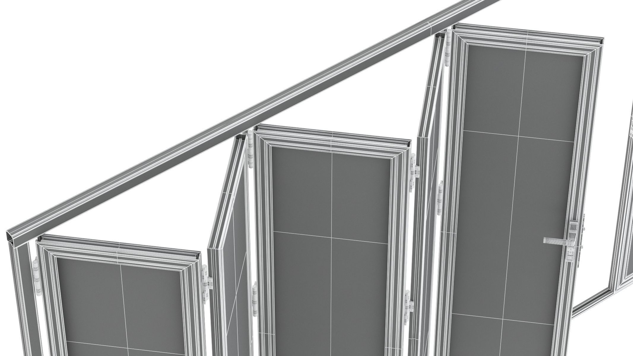  Aluminium Door 07 3D model_24