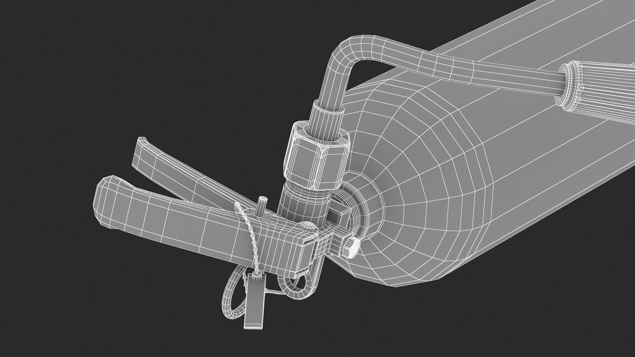 Carbon Dioxide Fire Extinguisher 3D model_20