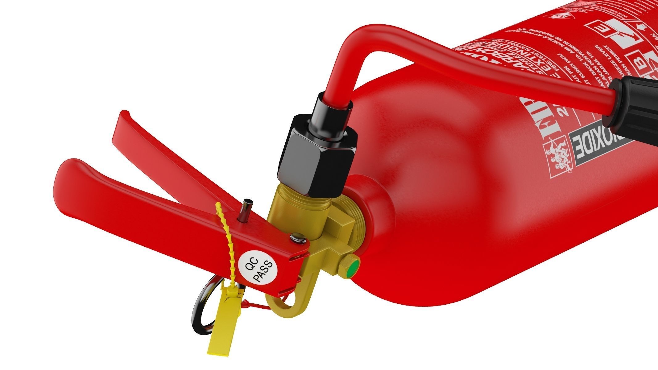 Carbon Dioxide Fire Extinguisher 3D model_10