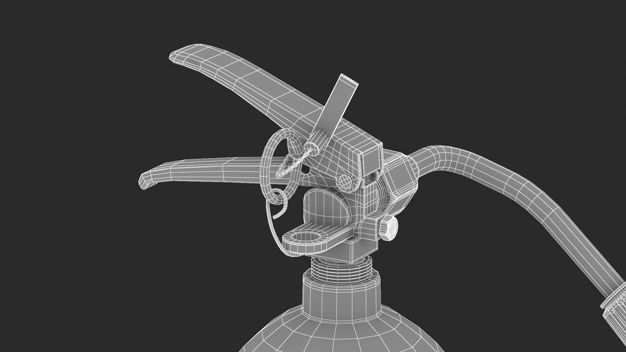 Carbon Dioxide Fire Extinguisher 3D model_18