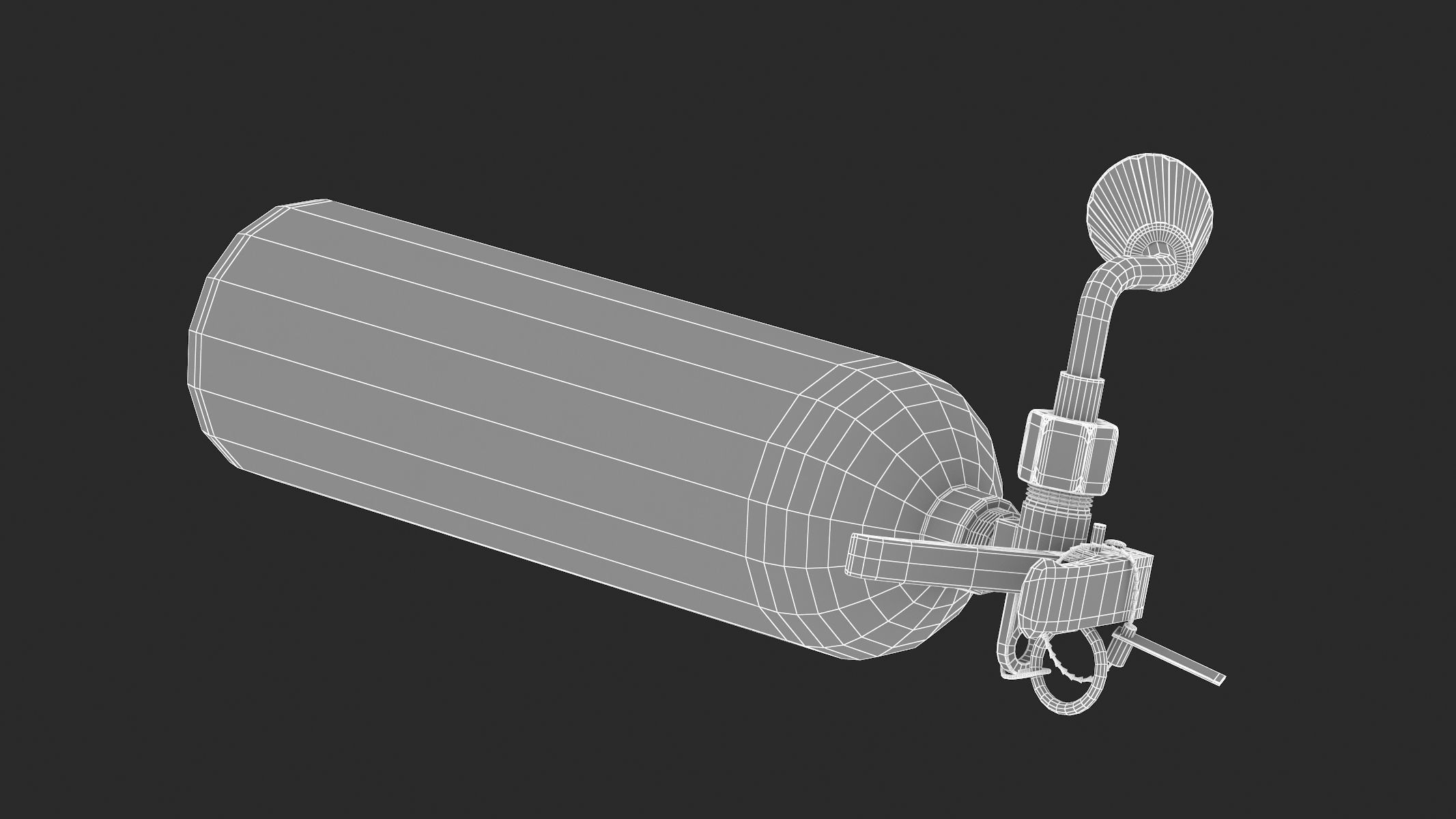 Carbon Dioxide Fire Extinguisher 3D model_16