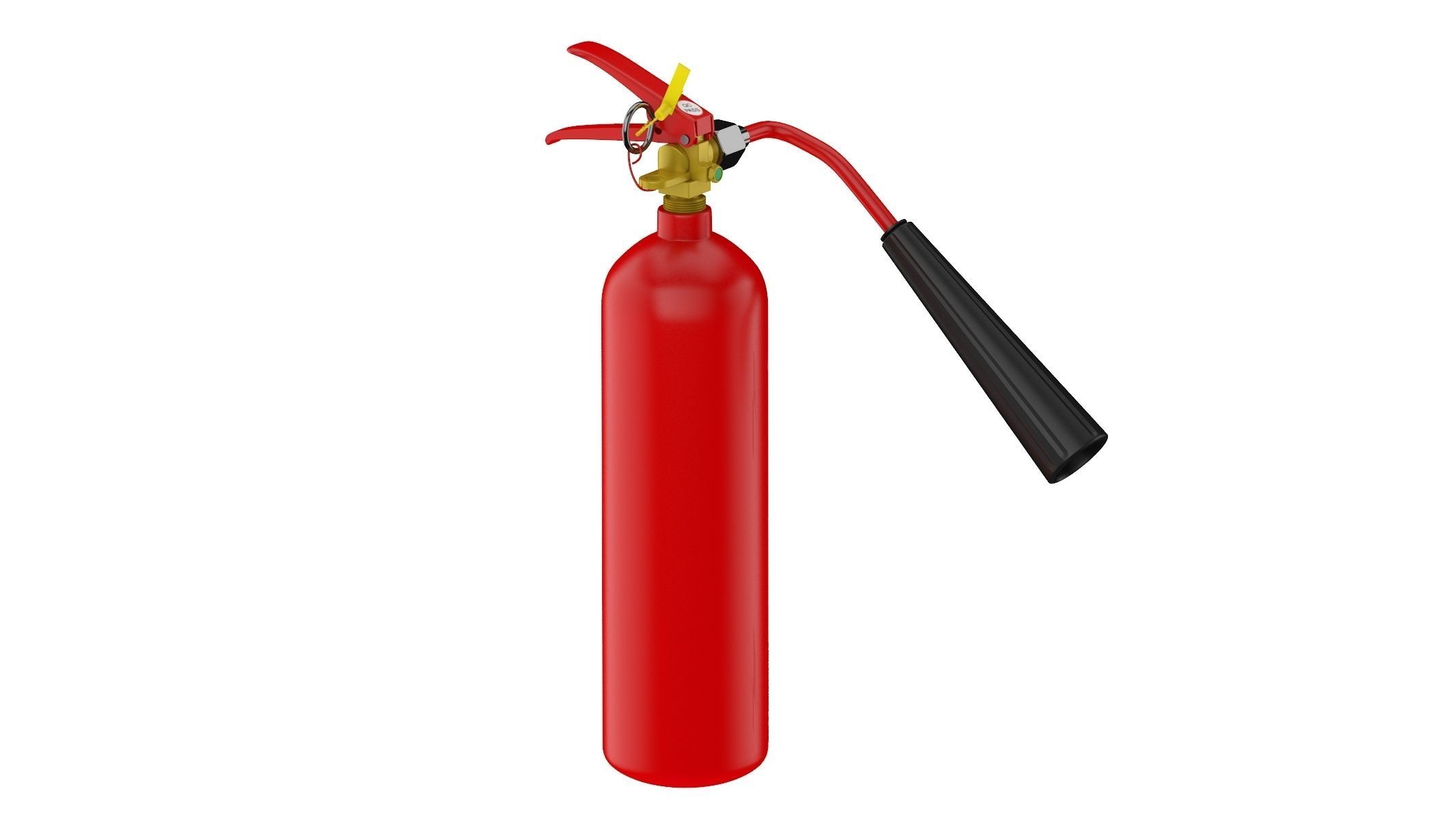 Carbon Dioxide Fire Extinguisher 3D model_1