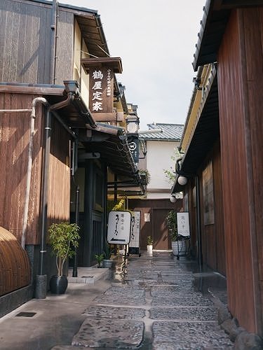 Blender Japan old alley with day-night and weather cycle 3D model 3