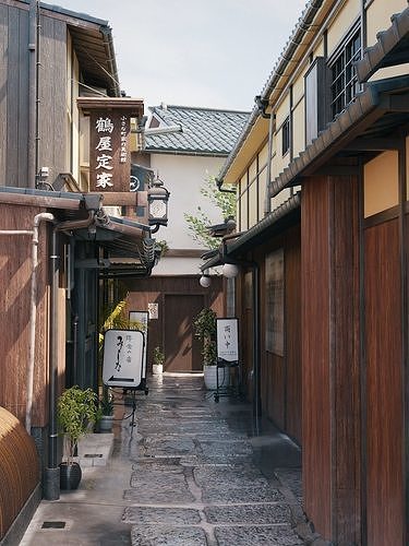 Blender Japan old alley with day-night and weather cycle 3D model 2