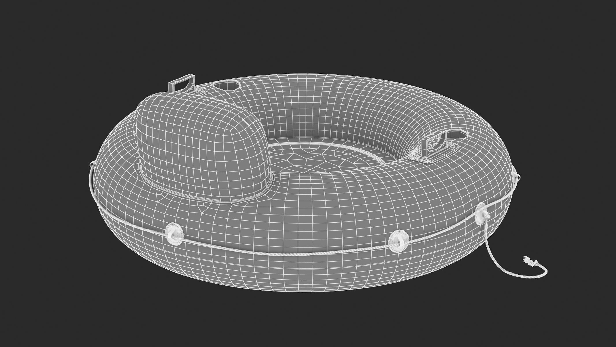 Intex Red River Run 1 Fire Edition Sport Lounge 3D model_11