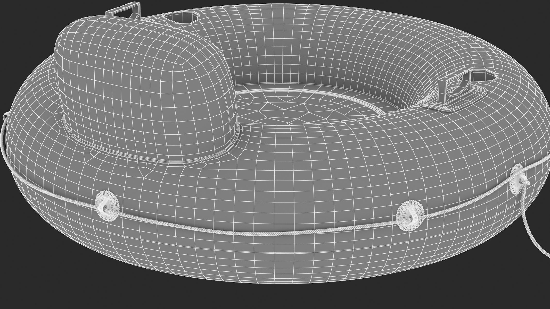 Intex Red River Run 1 Fire Edition Sport Lounge 3D model_16