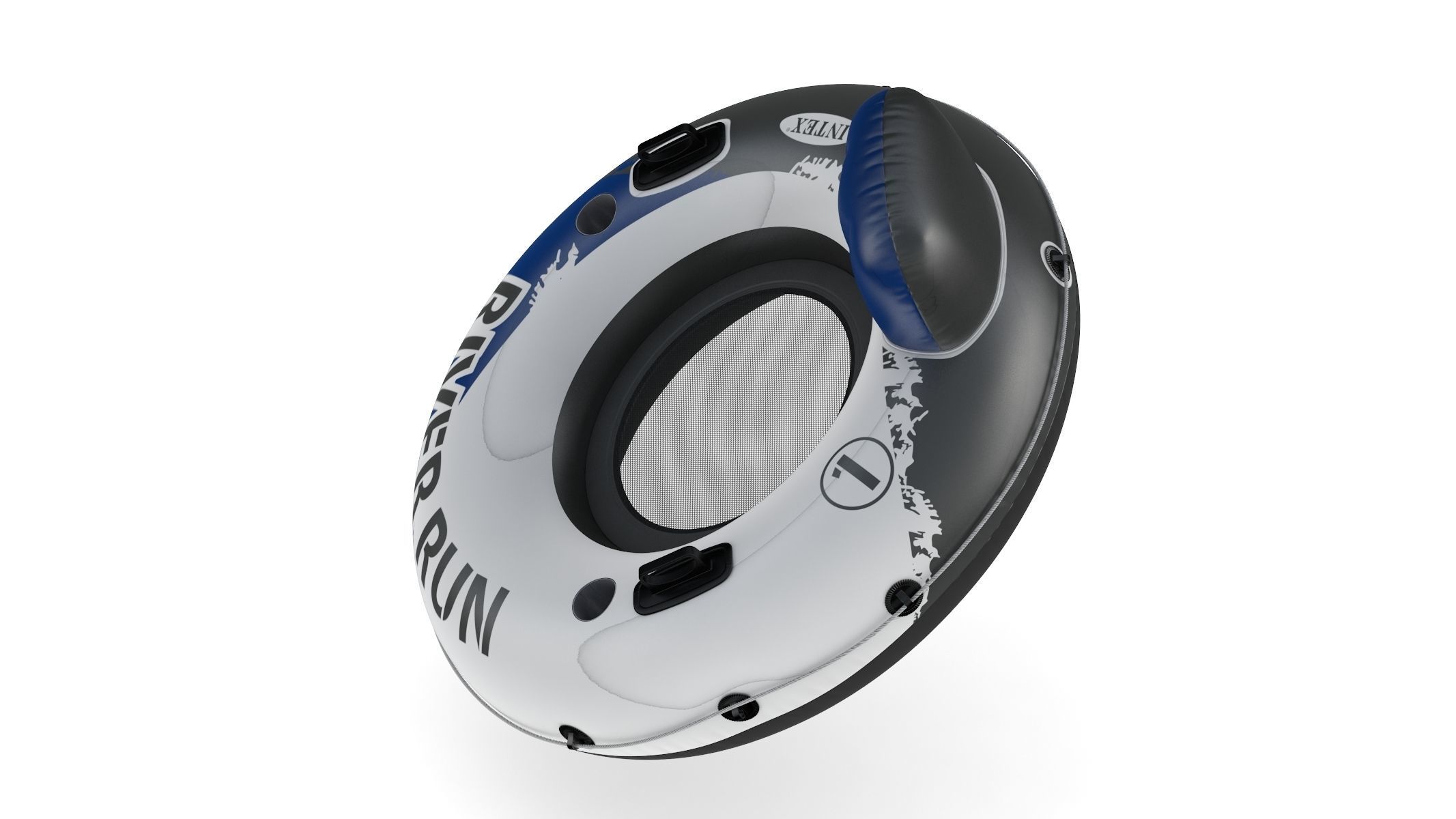 Intex Red River Run 1 Fire Edition Sport Lounge 3D model_3