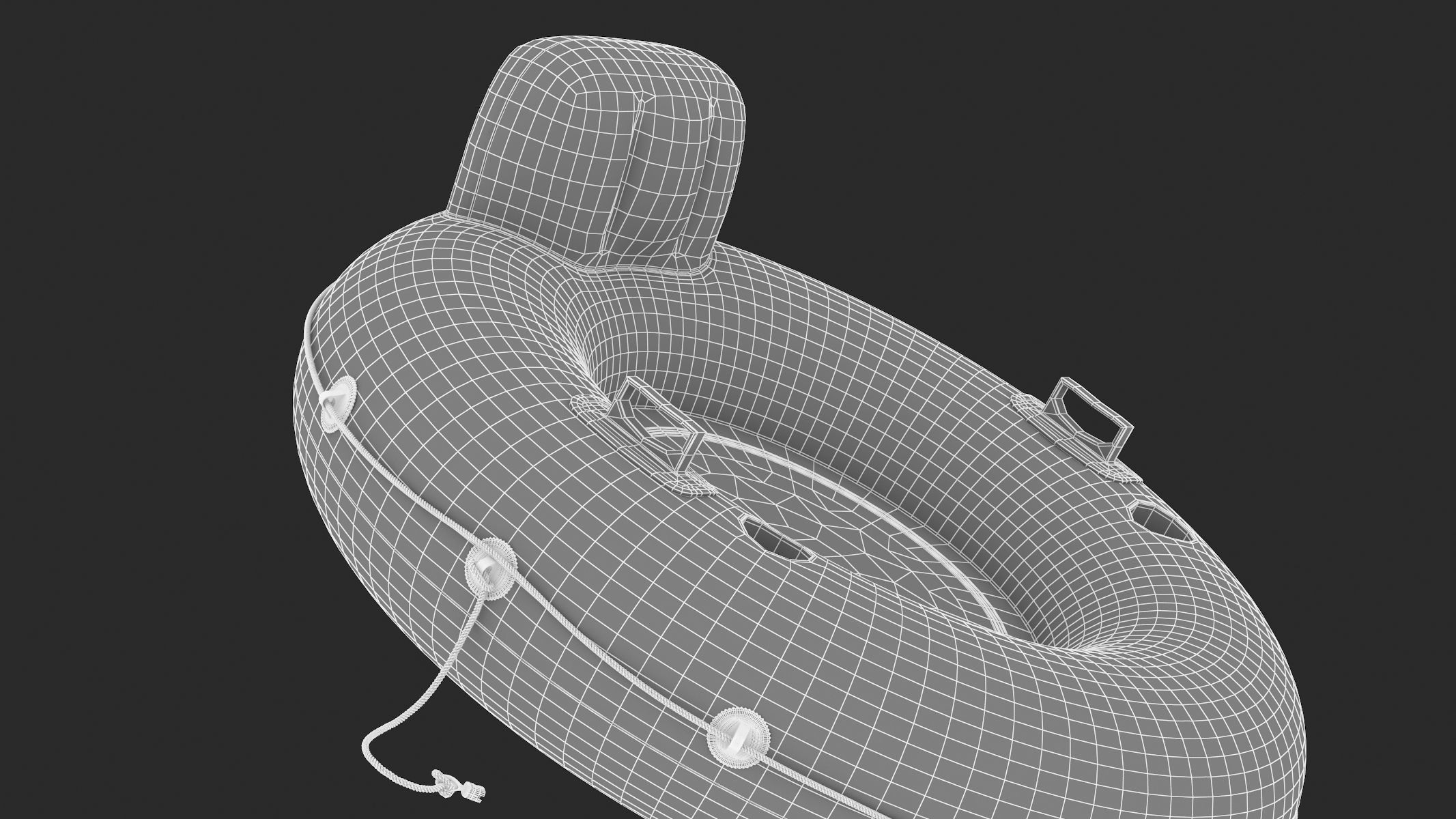 Intex Red River Run 1 Fire Edition Sport Lounge 3D model_19