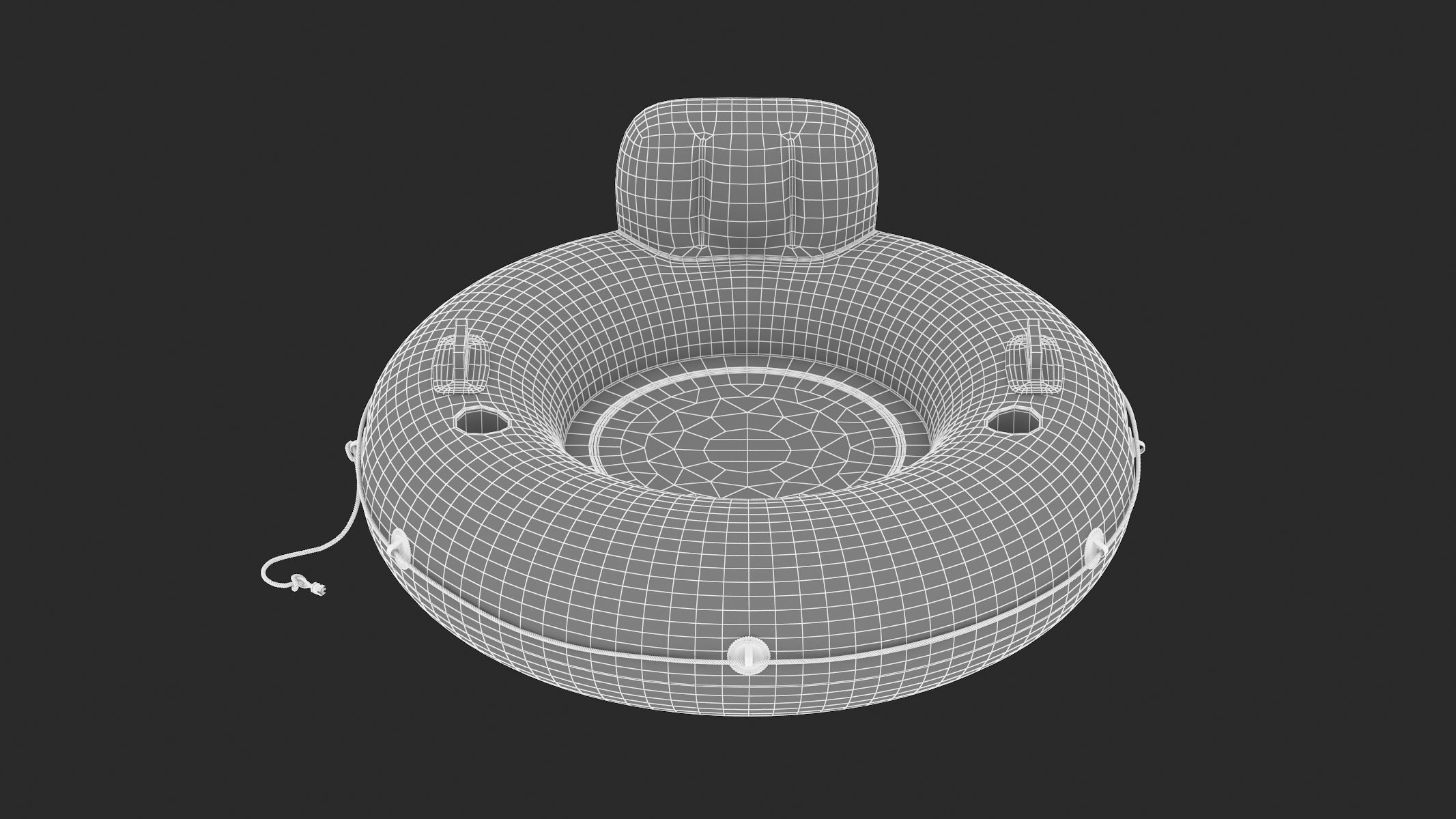 Intex Red River Run 1 Fire Edition Sport Lounge 3D model_10