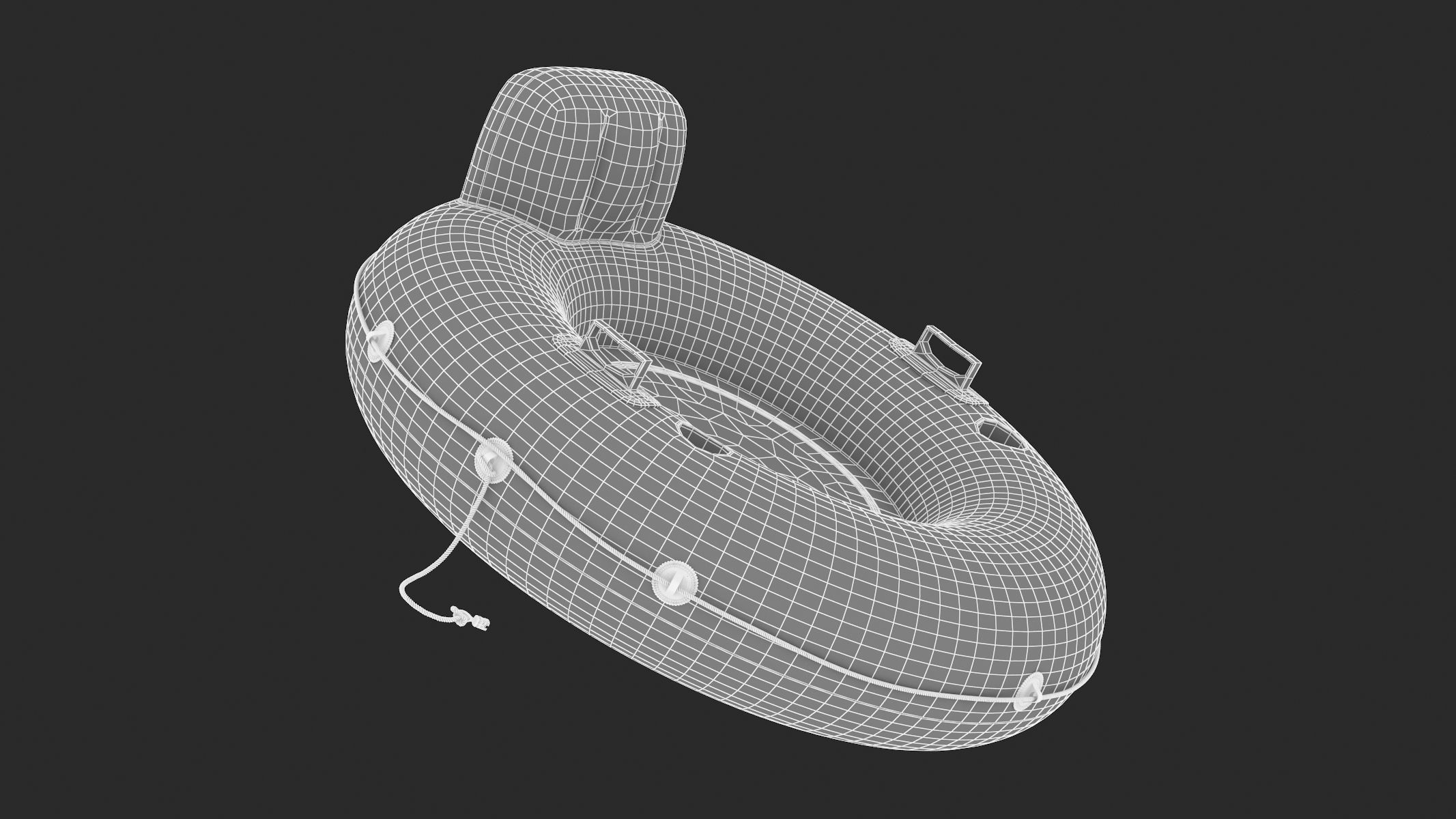 Intex Red River Run 1 Fire Edition Sport Lounge 3D model_14