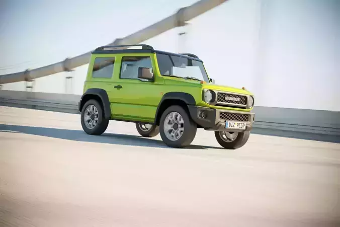 Small Japan 4x4 3D model