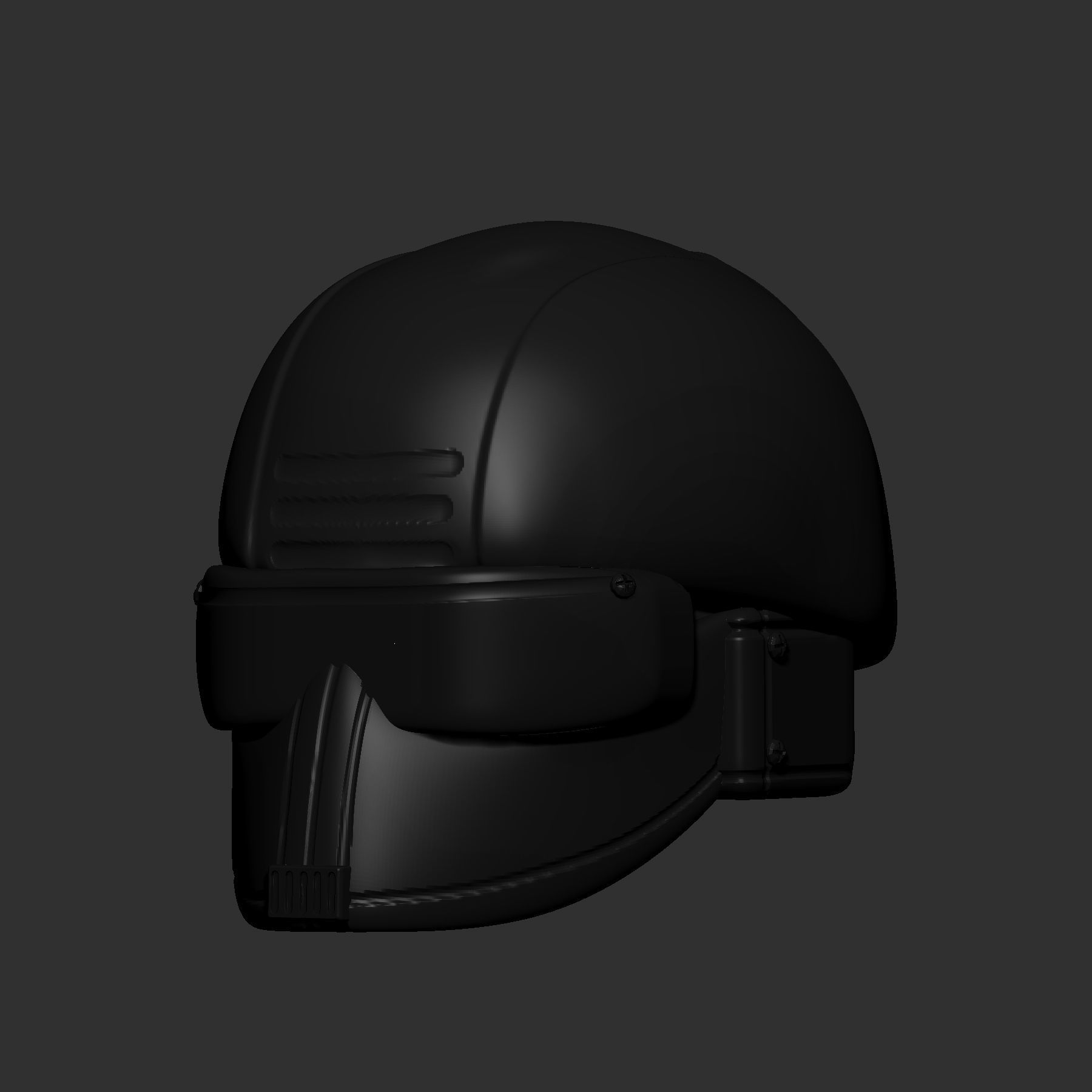 helmet high poly sculpt 3d printable ver 7 3D model 3D model_2