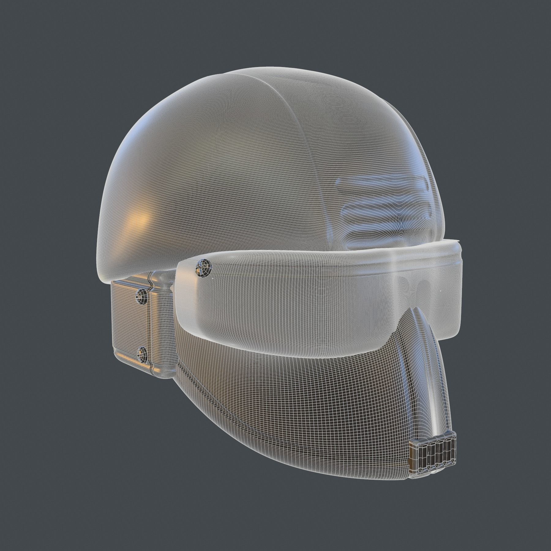 helmet high poly sculpt 3d printable ver 7 3D model 3D model_9
