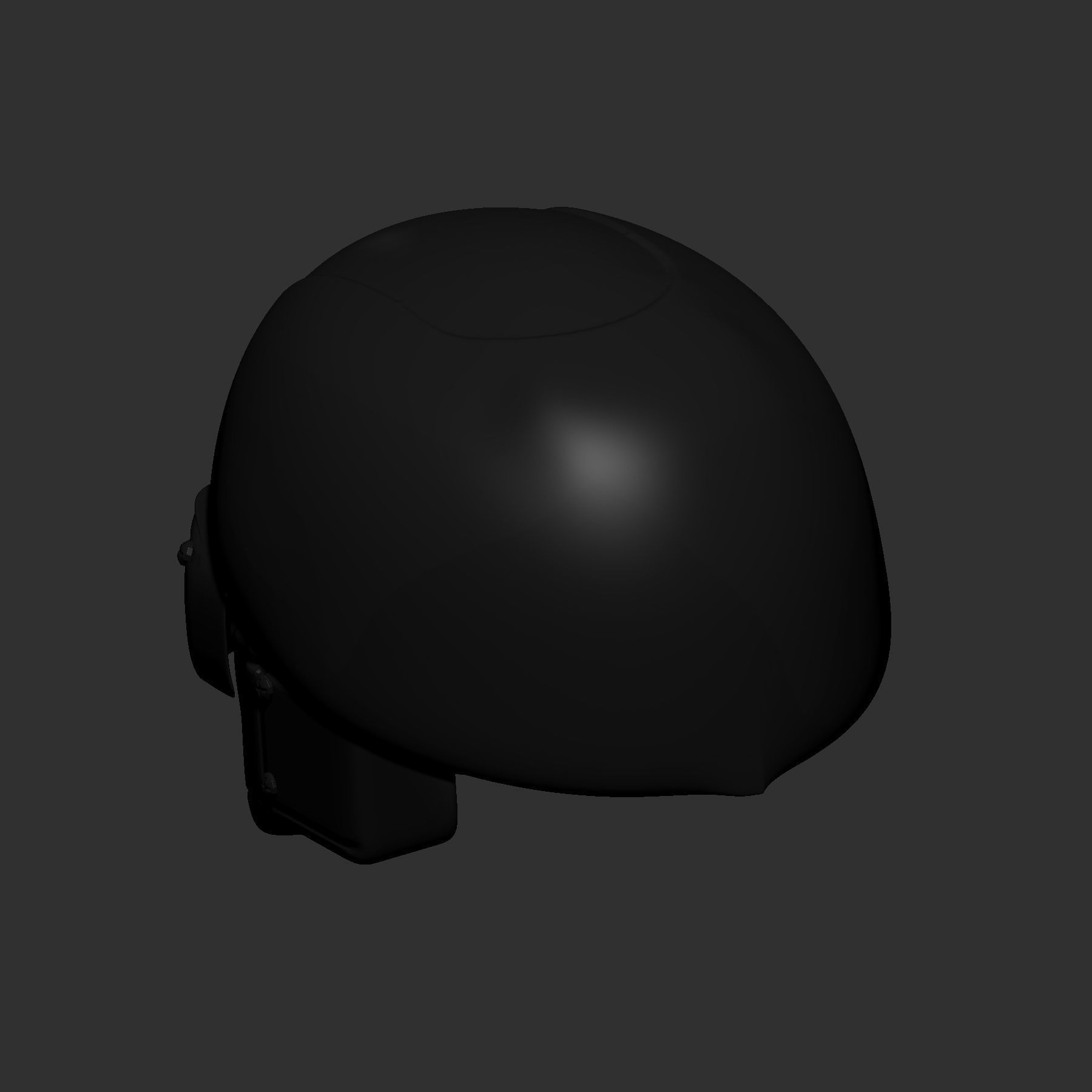 helmet high poly sculpt 3d printable ver 7 3D model 3D model_6