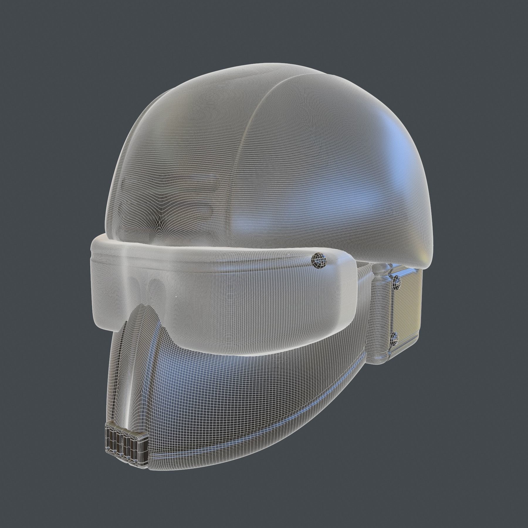 helmet high poly sculpt 3d printable ver 7 3D model 3D model_8