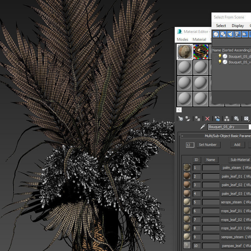 Bouquet 05 3D model_1