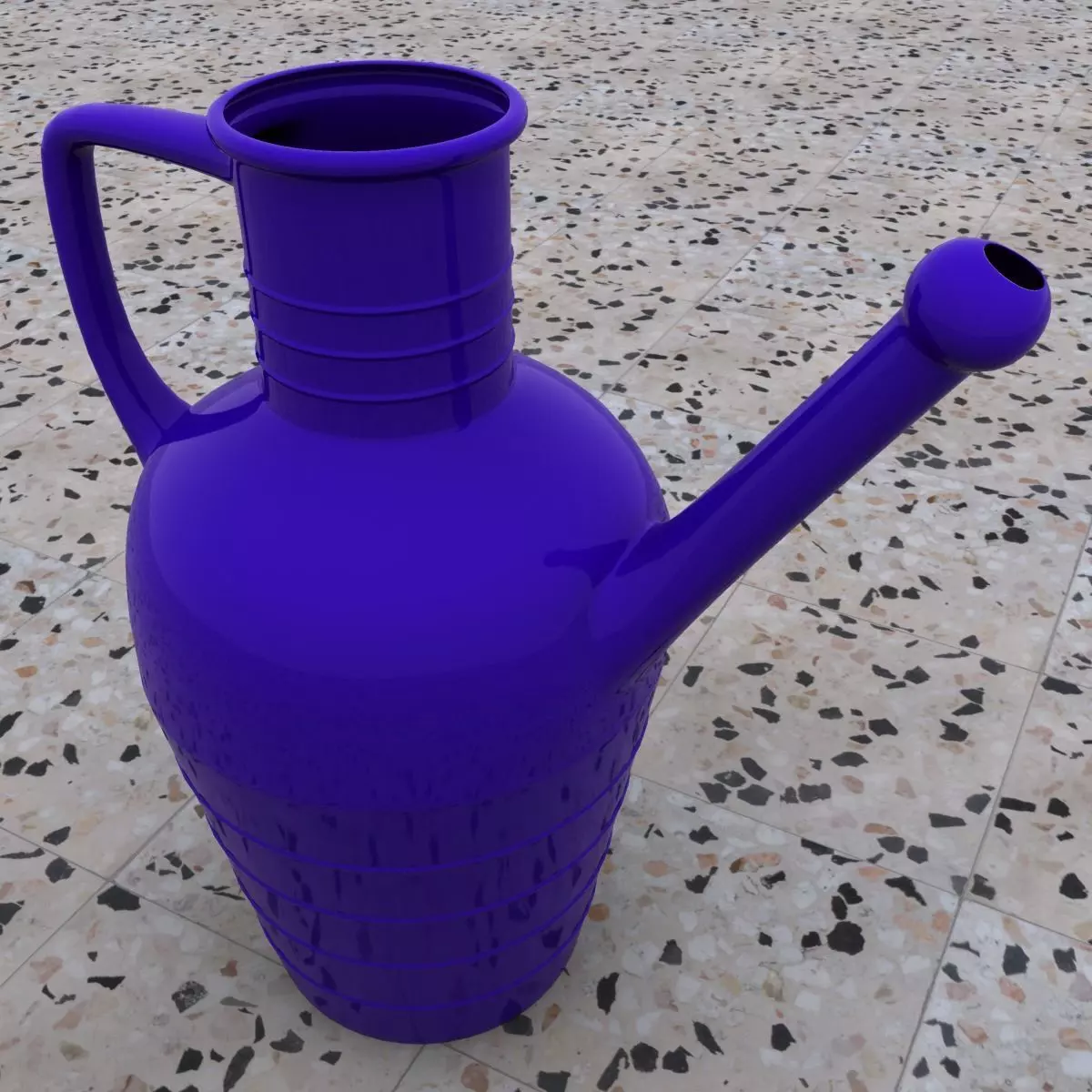 Plastic Jug 3D model_0