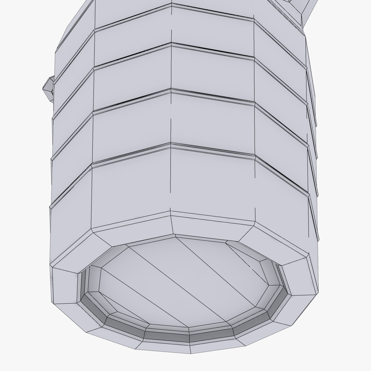 Plastic Jug 3D model_9