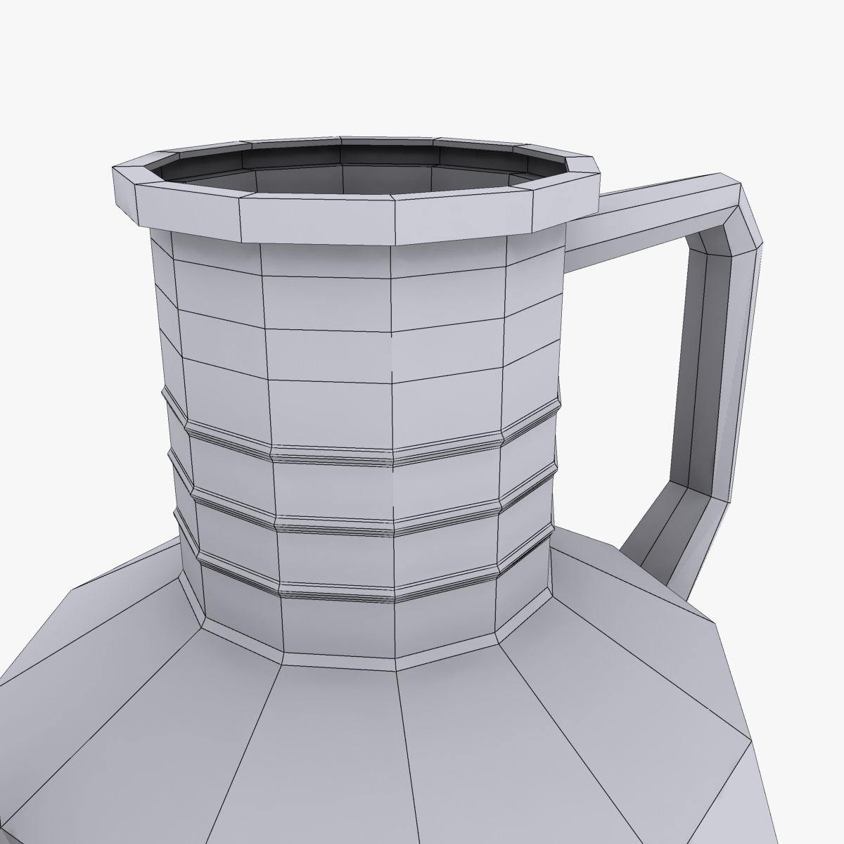 Plastic Jug 3D model_7