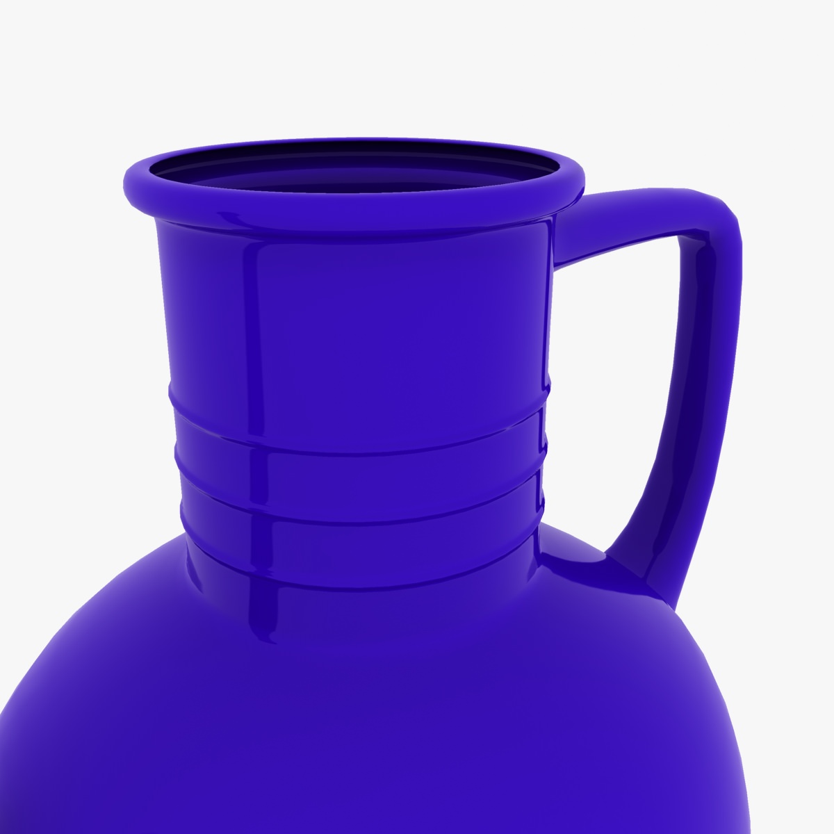 Plastic Jug 3D model_2
