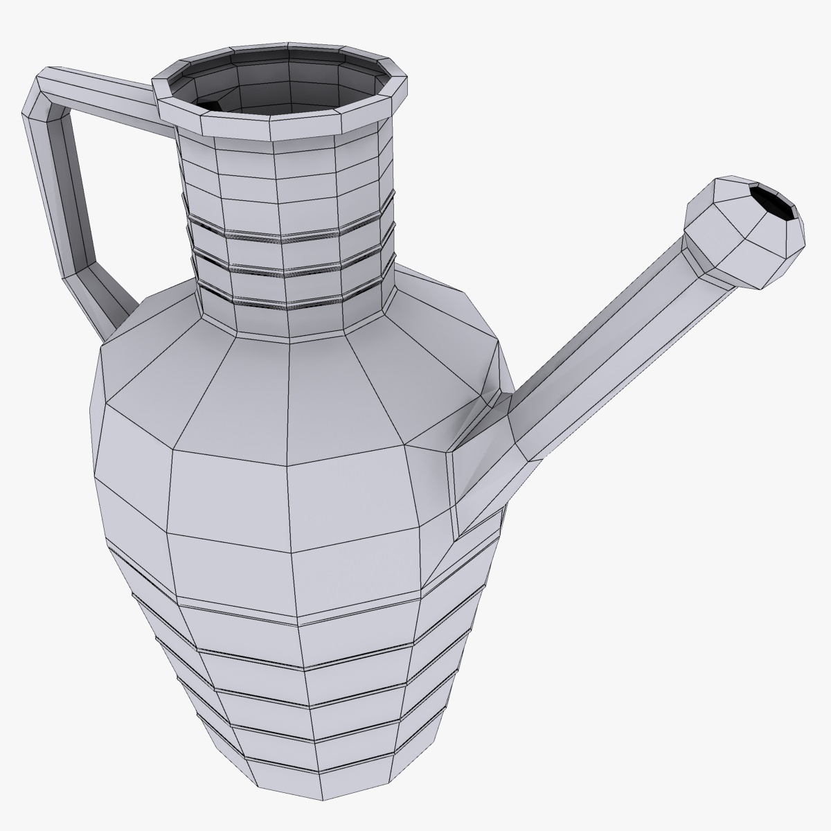 Plastic Jug 3D model_6