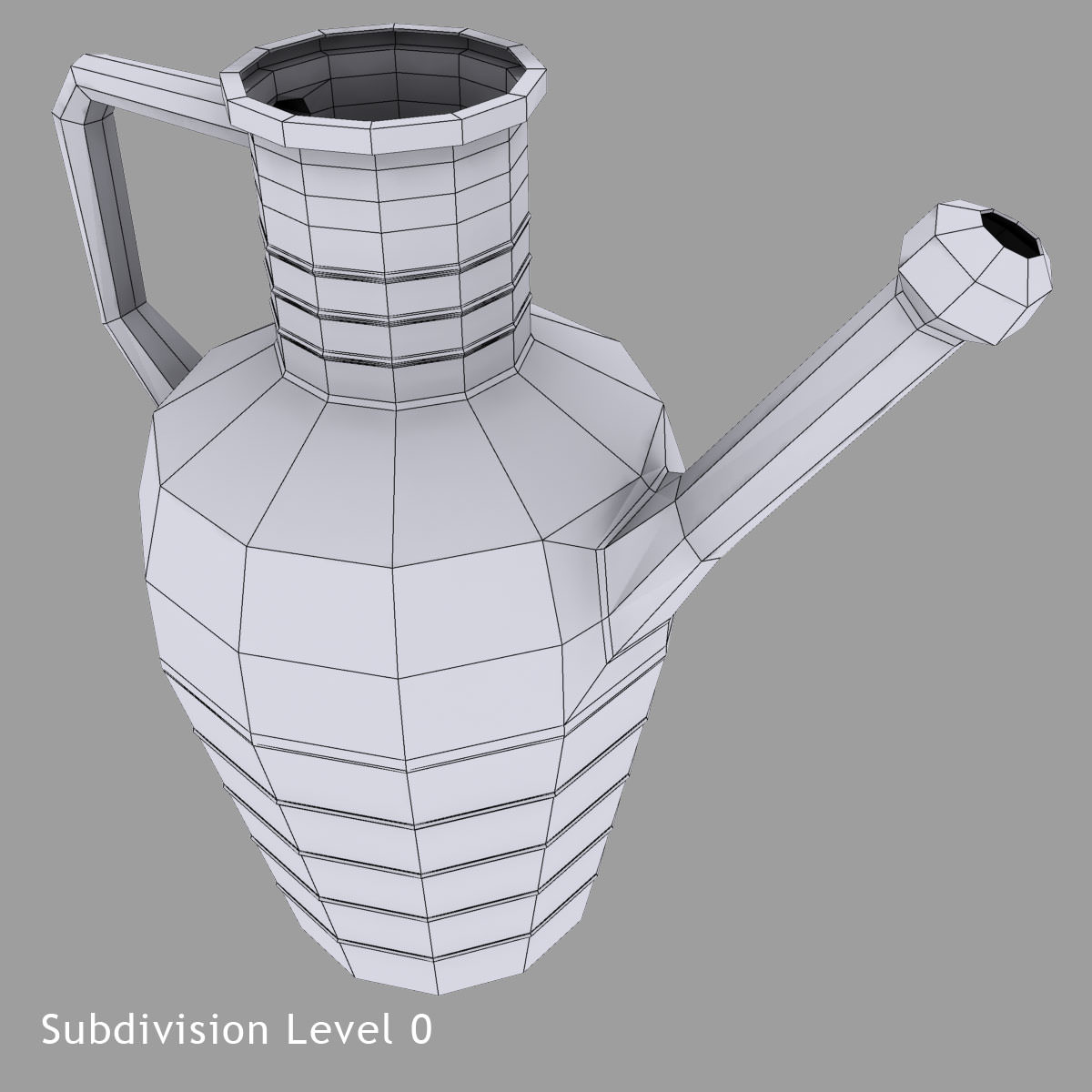 Plastic Jug 3D model_12