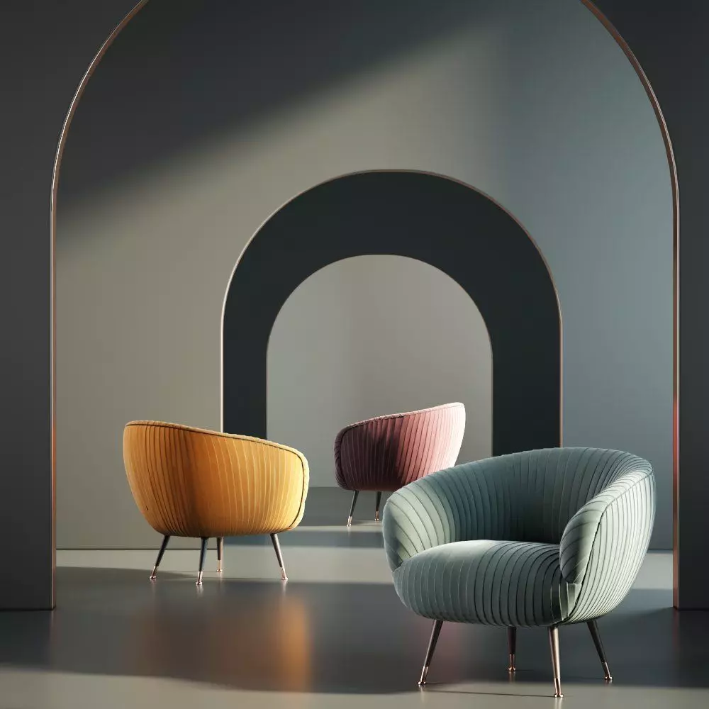 Furniture Armchair 001 3D model