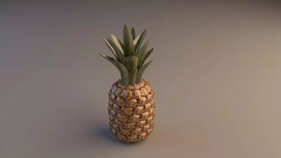 pineapple 3D print model_0