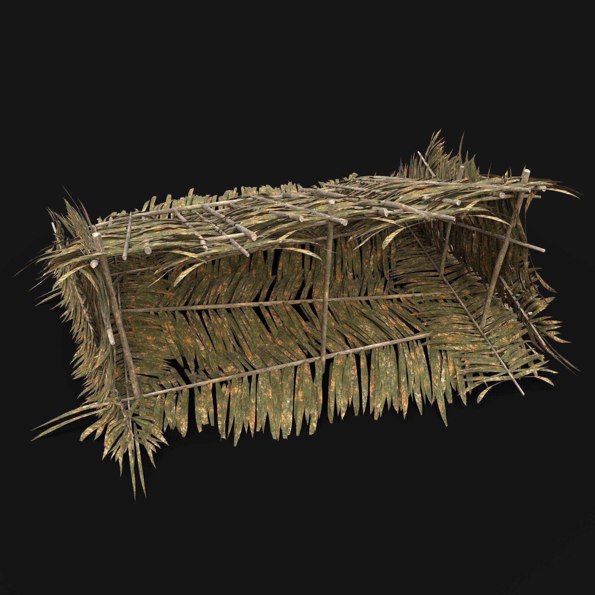 BUILDER JUNGLE TRIBAL HUTS HOUSES PACK AAA NEXTGEN 3D Model Collection_42