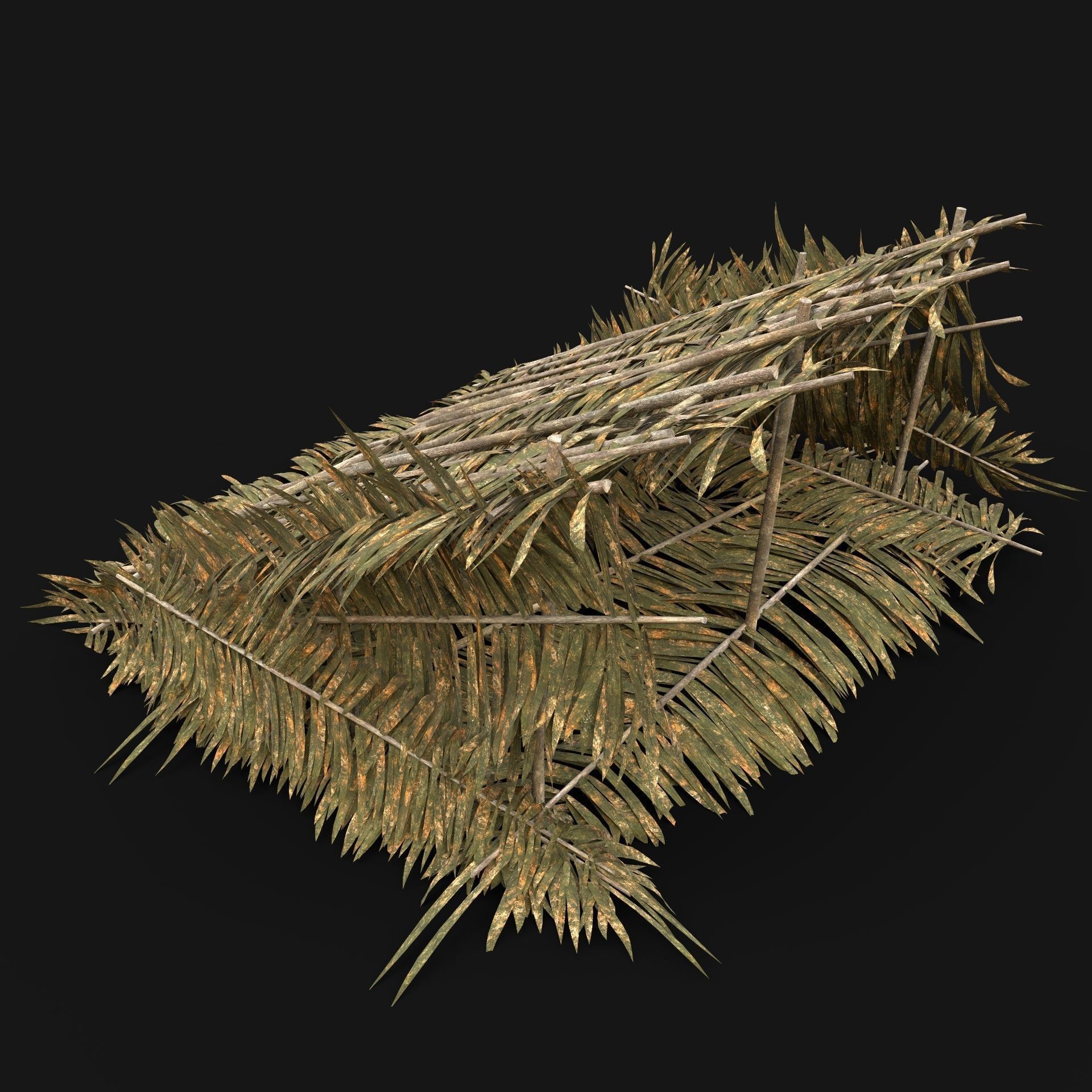 BUILDER JUNGLE TRIBAL HUTS HOUSES PACK AAA NEXTGEN 3D Model Collection_43