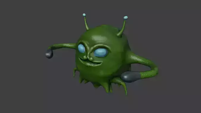 Germ Model alien with eyes