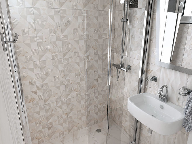 MY BATHROOM - PAROS tiles 3D model
