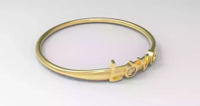 Love Ring Gold with Diamond