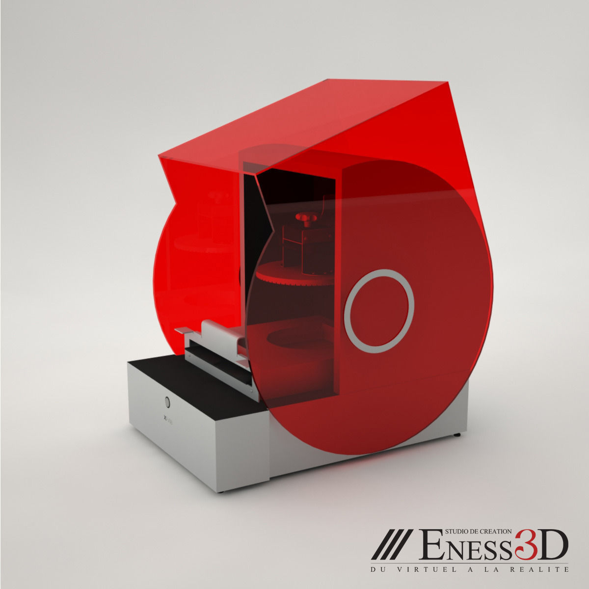 Pro - 3D Printer X Fab-DWS lab 3D model_1