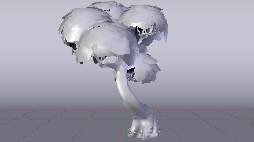 Small Tree  Low-poly 3D model_13