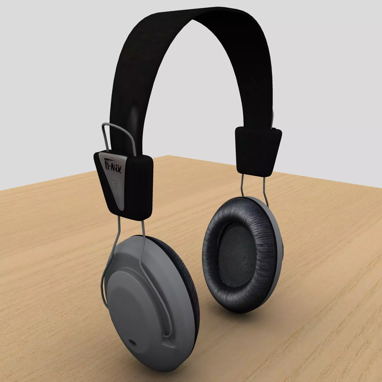 Headphone headphones Low-poly 3D model